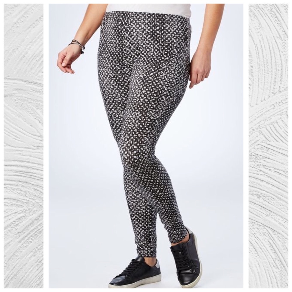Woman Within • Plus Size Geometric Legging